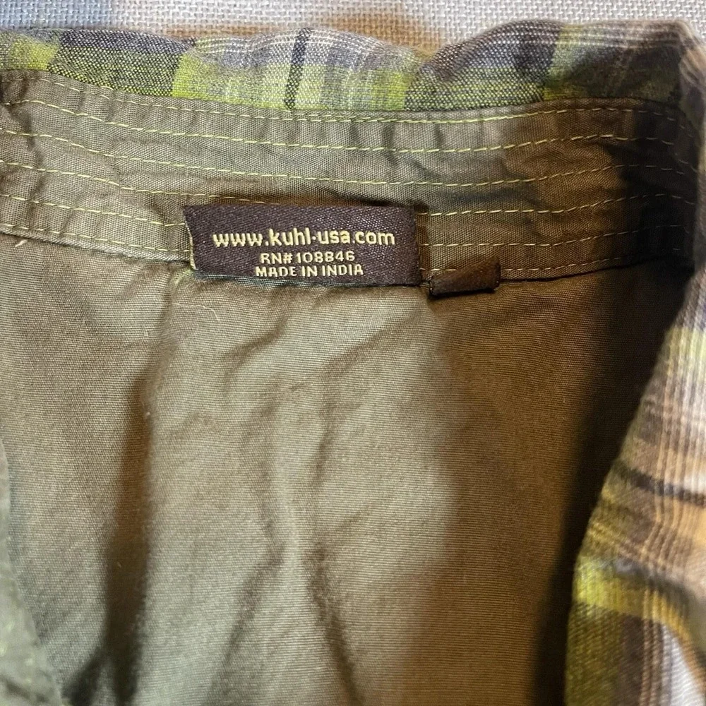 Kuhl Pearl Snap Sheridan Shirt Womens‎ XL Plaid Long Sleeve Western Top Outdoors - Picture 6 of 13